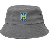 Bandera De Ucrania Sombrero De Pesca Ancha Gorra Sol para Hombres Mujeres, Senderismo Viaje Verano Unisex Sombrero De Sol