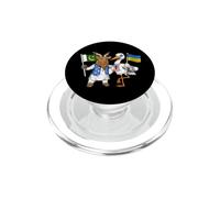 Bandera de Ucrania y Pakistán Raíces ucraniano-pakistaníes PopSockets PopGrip para MagSafe