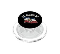 Bandera de Utah de San Jorge Utah, diseño de Estilo Envejecido PopSockets PopGrip para MagSafe
