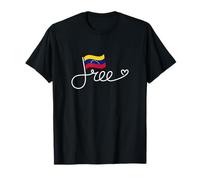 Bandera de Venezuela - Libertad Venezolana Word Art Camiseta