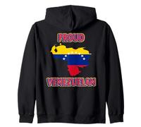 Bandera de Venezuela Patriótica Hombres Mujeres Niños Orgulloso Venezolano Sudadera con Capucha