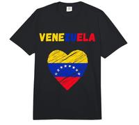 Bandera de Venezuela, Vacaciones, Venezuela, Corazón, Bandera de Venezuela Comfort Colors Adult Heavyweight T-Shirt