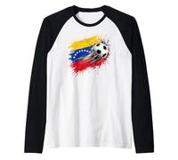 Bandera de Venezuela Venezolana Niños Chicos Camiseta Manga Raglan