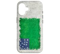 Bandera de Vermont Republic Green Mountain Boys en Estilo Grungy Carcasa para iPhone 16