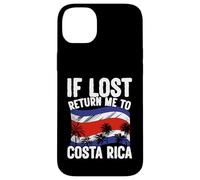 Bandera de Viaje de Vacaciones de Costa Rica si se Pierde regresa a Costa Rica Carcasa para iPhone 14 Plus