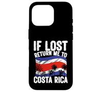 Bandera de Viaje de Vacaciones de Costa Rica si se Pierde regresa a Costa Rica Carcasa para iPhone 16 Pro