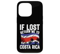 Bandera de Viaje de Vacaciones de Costa Rica si se Pierde regresa a Costa Rica Carcasa para iPhone 13 Pro