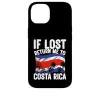 Bandera de Viaje de Vacaciones de Costa Rica si se Pierde regresa a Costa Rica Carcasa para iPhone 14