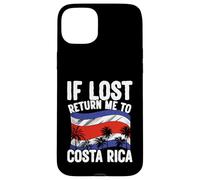 Bandera de Viaje de Vacaciones de Costa Rica si se Pierde regresa a Costa Rica Carcasa para iPhone 15 Plus
