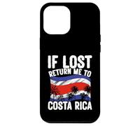 Bandera de Viaje de Vacaciones de Costa Rica si se Pierde regresa a Costa Rica Carcasa para iPhone 12 Pro MAX