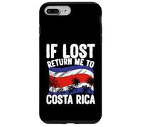 Bandera de Viaje de Vacaciones de Costa Rica si se Pierde regresa a Costa Rica Carcasa para iPhone 7 Plus/8 Plus