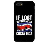 Bandera de Viaje de Vacaciones de Costa Rica si se Pierde regresa a Costa Rica Carcasa para iPhone SE (2020) / 7/8