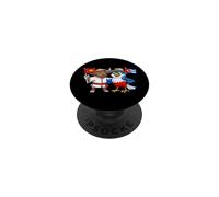 Bandera de Vietnam y Cuba Raíces vietnamitas Cubana PopSockets PopGrip Adhesivo
