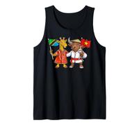 Bandera de Vietnam y Tanzania Raíces vietnamita-tanzanas Camiseta sin Mangas