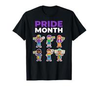 Bandera del Arco Iris del Mes del Orgullo Celebración Diversidad Igualdad Amor Camiseta