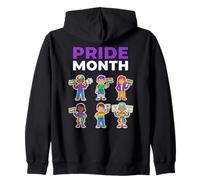 Bandera del Arco Iris del Mes del Orgullo Celebración Diversidad Igualdad Amor Sudadera con Capucha