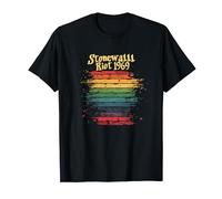 Bandera del arco iris del mes del orgullo gay Stonewall Riot 1969 LGBTQ Camiseta