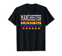 Bandera del Arco Iris LGBT de Manchester Pride Gay Lesbianas Queer Camiseta