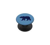 Bandera del Estado de Alaska Estilo Oso patriótico gráfico de Alaska PopSockets PopGrip Adhesivo