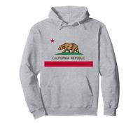 Bandera del estado de California de la República de California Sudadera con Capucha