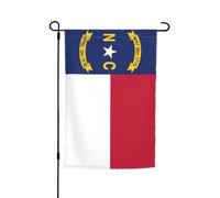 Bandera del estado de Carolina del Norte, bandera de jardín de 12 x 18 pulgadas, banderas de doble cara para decoración de patio exterior, todas las estaciones