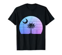 Bandera del Estado de Carolina del Sur Palmetto Moon Vintage Camiseta