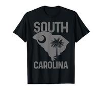 Bandera del Estado de Carolina del Sur Palmetto Moon Vintage Pride Camiseta