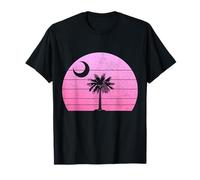 Bandera del Estado de Carolina del Sur Palmetto Moon Vintage Pride Camiseta