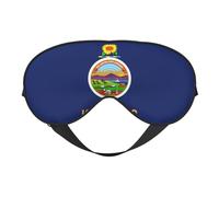 Bandera del estado de Kansas Sleep Eye Mas diseño actualizado bloqueo de luz noche ojos Blinder hombres mujeres turnos regalos de viaje