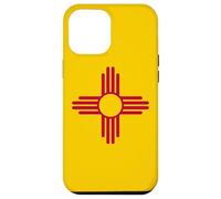BANDERA DEL ESTADO DE MÉXICO ZIA SÍMBOLO SOL ALBUQUERQUE SANTA FE Carcasa para iPhone 12 Pro Max