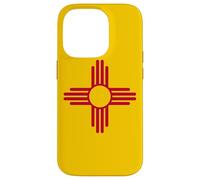 BANDERA DEL ESTADO DE MÉXICO ZIA SÍMBOLO SOL ALBUQUERQUE SANTA FE Carcasa para iPhone 14 Pro