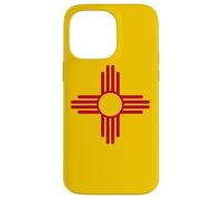 BANDERA DEL ESTADO DE MÉXICO ZIA SÍMBOLO SOL ALBUQUERQUE SANTA FE Carcasa para iPhone 14 Pro Max