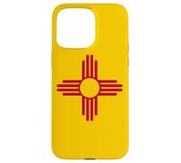 BANDERA DEL ESTADO DE MÉXICO ZIA SÍMBOLO SOL ALBUQUERQUE SANTA FE Carcasa para iPhone 15 Pro Max