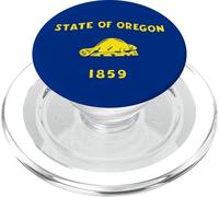 Bandera del Estado DE Oregon Beaver PopSockets PopGrip para MagSafe