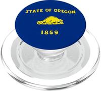 Bandera del Estado DE Oregon Beaver PopSockets PopGrip para MagSafe