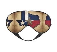 Bandera del estado de Texas Map01 Sleep Eye Mas diseño actualizado bloqueo de luz noche ojos Blinder hombres mujeres turnos trabajo viajes