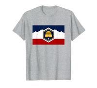 Bandera del Estado de Utah Pride Beehive State Flag Salt Lake City Souvenir Camiseta