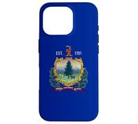 Bandera del Estado DE Vermont - EL Estado DE LA MONTAÑA Verde Carcasa para iPhone 16 Pro