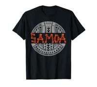 Bandera del guerrero polinesio Tatau Samoa del orgullo samoano Camiseta