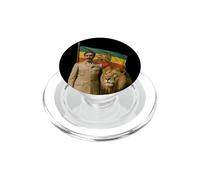 Bandera del León de Juda Emperador etíope Haile Selassie Rasta PopSockets PopGrip para MagSafe