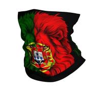 Bandera del León Portugués De Portugal Unisex Snood Multifunción Bufanda Tubular Transpirable Calentador De Cuello para Correr Senderismo Ciclismo Verano