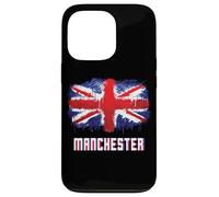 Bandera del Manchester Grunge Union Jack Carcasa para iPhone 13 Pro