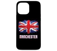 Bandera del Manchester Grunge Union Jack Carcasa para iPhone 13 Pro Max