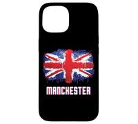 Bandera del Manchester Grunge Union Jack Carcasa para iPhone 15