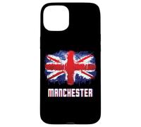 Bandera del Manchester Grunge Union Jack Carcasa para iPhone 15 Plus