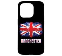 Bandera del Manchester Grunge Union Jack Carcasa para iPhone 15 Pro