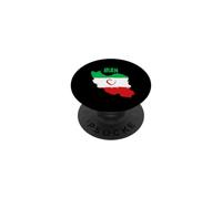 Bandera del Mapa del corazón de Irán | Libertad iraní Persa | Free Iran PopSockets PopGrip Adhesivo