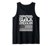 Bandera del Mes de la Historia Afroamericana Fundacional Camiseta sin Mangas