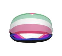 Bandera del Orgullo Abrosexual de Genderfluid Eleva tu rendimiento con muñequeras de moda: ¡ideal para cualquier actividad!