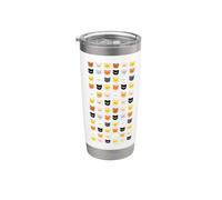 Bandera del orgullo de oso peludo de Daddy & Cubs, orgullo del oso gay Vaso térmico de acero inoxidable de doble pared
